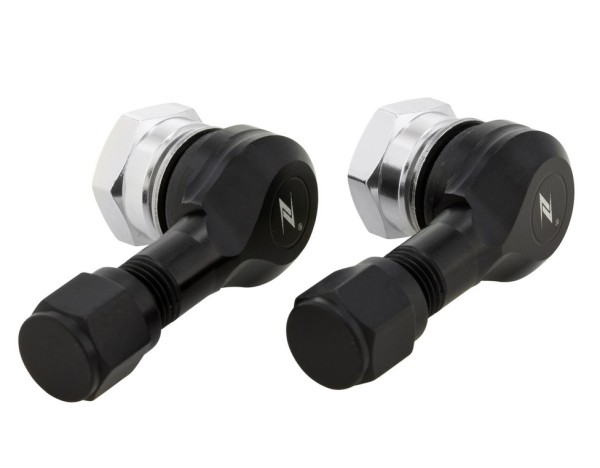 Ventileinsatz ZELIONI für schlauchlos Reifen/Felge 80°, schwarz matt