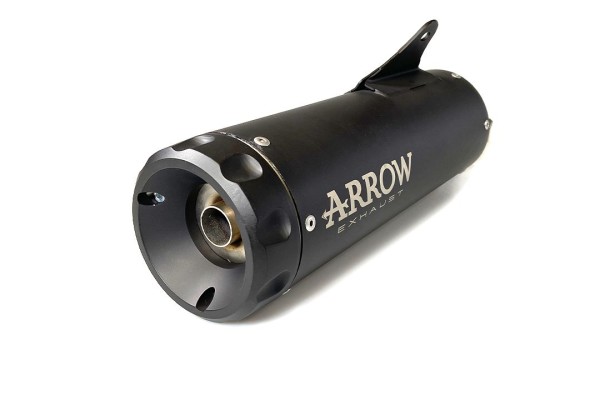 ARROW Auspuff REBEL DARK Slip-On mit schwarzer Alu-Endkappe für Honda CMX 1100 Rebel /DCT (21-25)