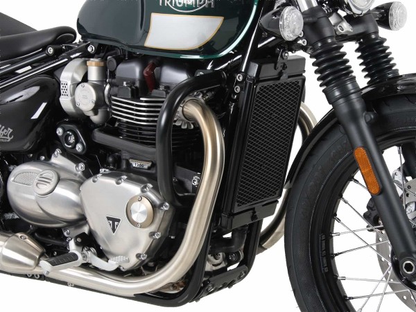 Motorschutzbügel schwarz für Triumph Bonneville Bobber (17-) Hepco & Becker