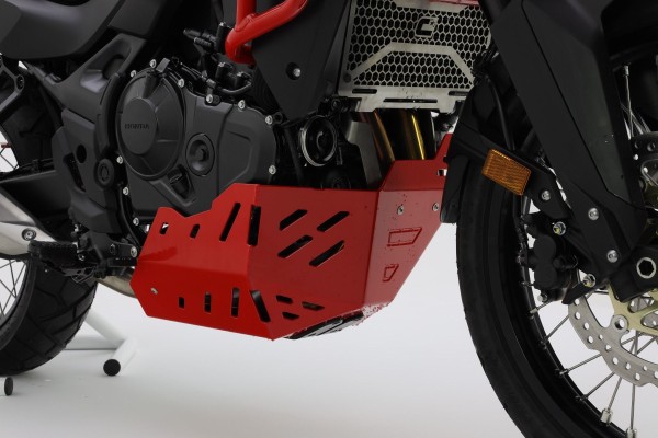 Motorschutzplatte aus Aluminium für Honda XL 750 Transalp (23-24), rot