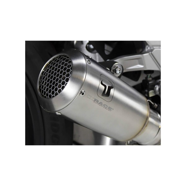 IXRACE MK2 Komplettanlage mit Kat Kawasaki Z 650 /RS, 650 Ninja (21-), Edelstahl, E-geprüft, Euro5