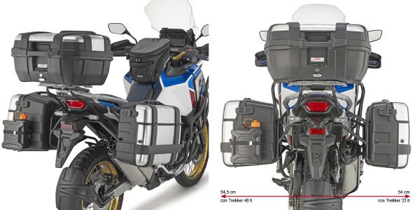 Seitenkofferträger PL ONE-FIT für CRF1100L Africa Twin Adventure Sports (Bj.20-) Givi