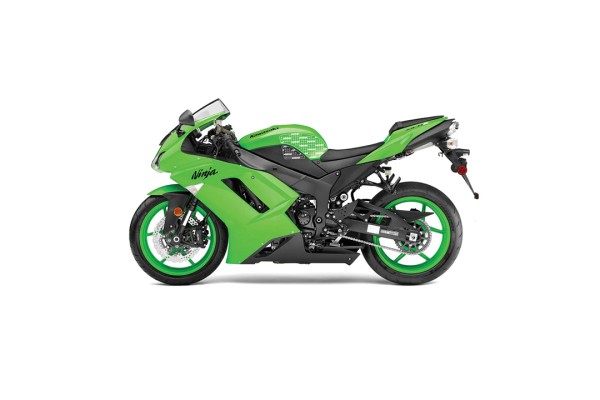 Stompgrip hybrid, Volcano, für Kawasaki ZX6R Ninja, 2007-2008