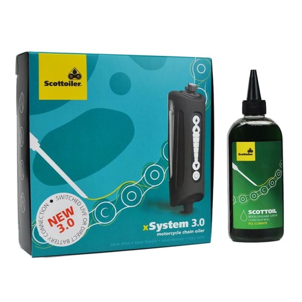 Scottoiler xSystem 3.0 + 250ml Bio Green