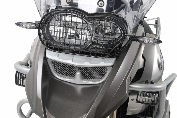 Lampenschutzgitter schwarz für BMW R 1200 GS (04-12)/Adventure (06-13) Hepco & Becker