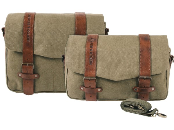 LEGACY Kuriertaschenset M/L grün für C-Bow Träger Hepco & Becker