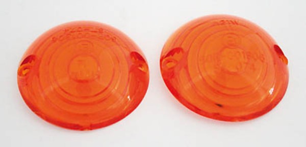 HIGHSIDER smart Blinkergläser orange für Ochsenaugenblinker, gelb (Paar)