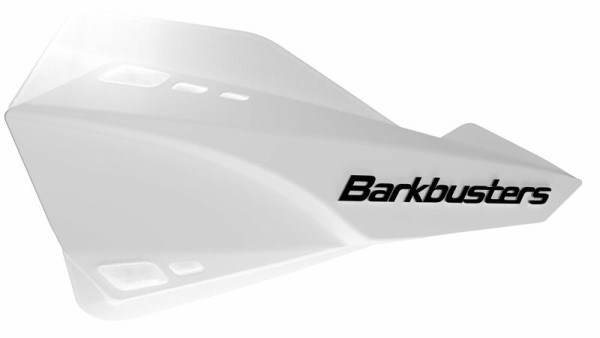Barkbusters Sabre Handschützer-Set Universalhalterung Weiß/Weiß