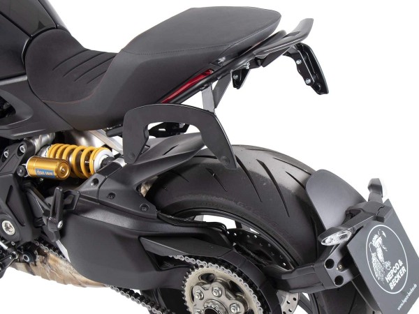 C-Bow Seitenträger schwarz für Ducati Diavel 1260 /S (19-22) Hepco & Becker