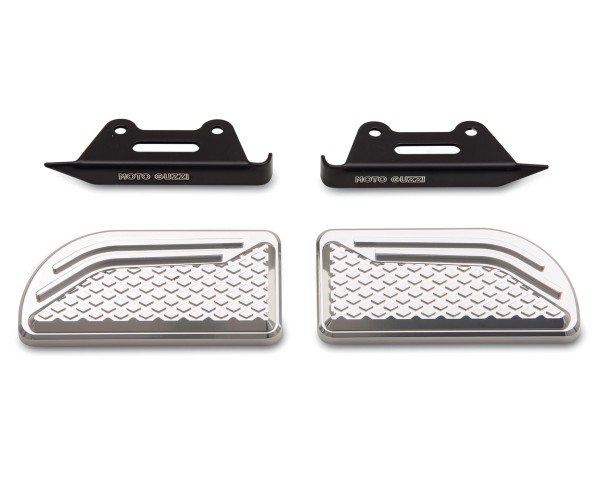 Original Auflagen für Fussrasten, Aluminium für Moto Guzzi Audace