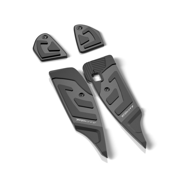 Trittbretter-Set Alu schwarz für Yamaha Tricity 300 Original