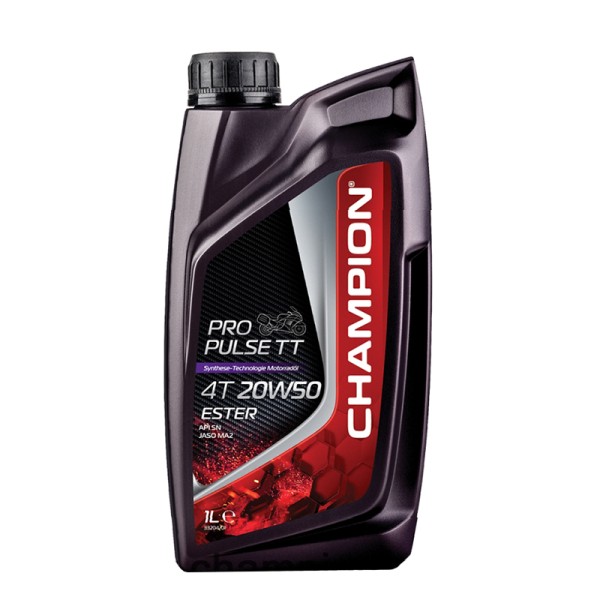 CHAMPION® Pro Pulse TT 4T 20W-50 Ester Motoröl - 1 Liter