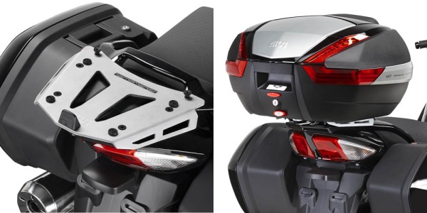Topcase Träger Aluminium für Yamaha FJR 1300 (Bj.06-18) Givi