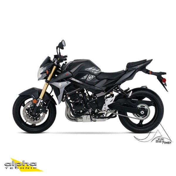 Stompgrip schwarz, Volcano, für Suzuki GSR750, 2012-2015, GSX-S 750, 2015-2016