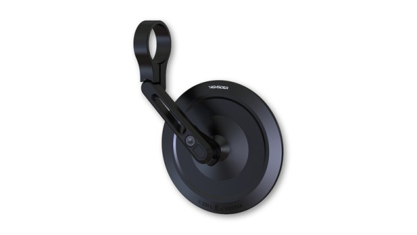 HIGHSIDER pro Lenkerendenspiegel Montana-Slim Schwarz (1Stck.)