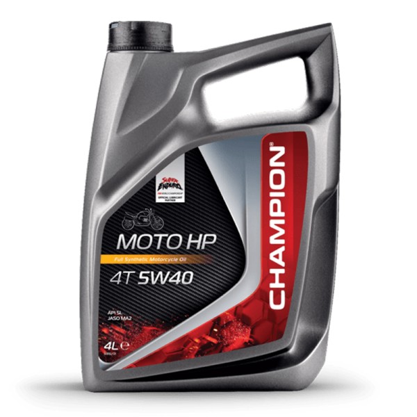 CHAMPION® Moto HP 4T 5W-40 Motoröl - 4 Liter