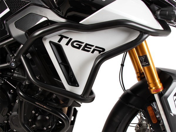 Tankschutzbügel "Solid" schwarz für Triumph Tiger 900 GT / Pro (24-) Hepco & Becker