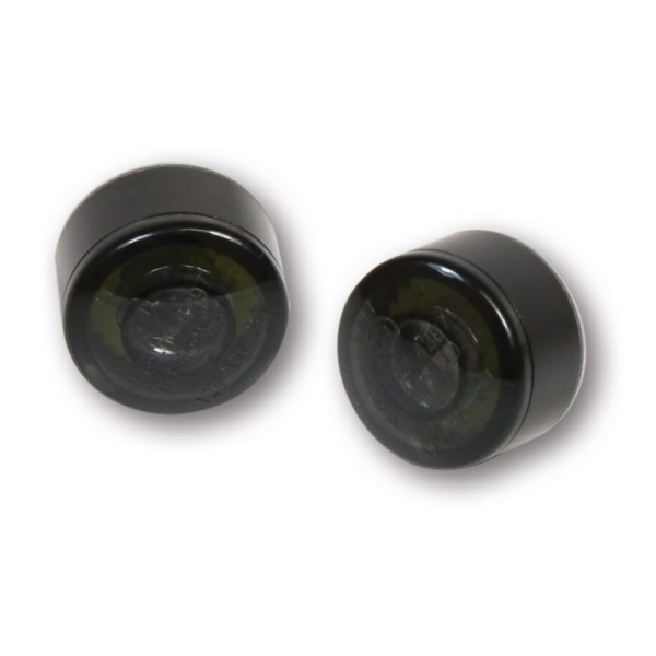 HIGHSIDER pro Apollo LED Blinker/Positionslicht Schwarz/Getönt 2in1, E-geprüft (Paar)