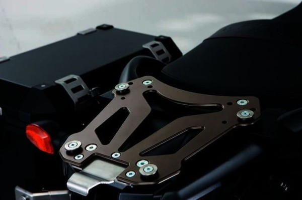 Top-Case Träger (titan-gold) für Suzuki V-Strom 650 BJ. 2012-2016