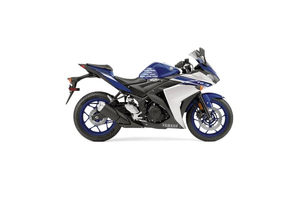 Stompgrip klar, Icon, für Yamaha YZF-R3, YZF-R25, 2015-2018