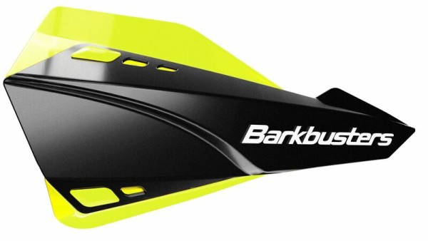 Barkbusters Sabre Handschutz Set Universalhalterung Schwarz/Gelb HiViz