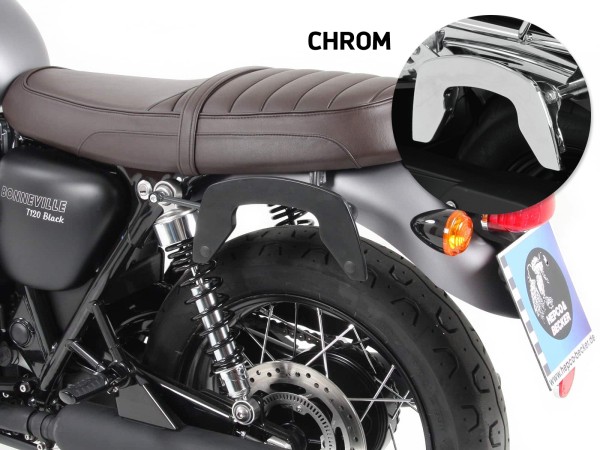 C-Bow Taschenhalter Chrom für Triumph Bonneville T100 (17-) Hepco & Becker