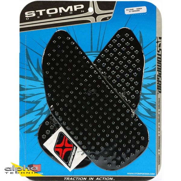 Stompgrip schwarz, Volcano, für Honda CBR954RR, 2002-2003