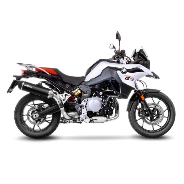 LeoVince Auspuffanlage Nero für BMW F 750 GS /F 850 GS, schwarz, slip on, Euro4+5, E-Gutachten