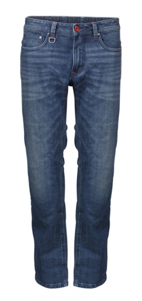Moto Guzzi Hose, Größe: 38, blau, Polyester-Denim