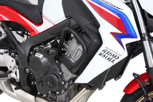 Motorschutzbügel inkl. Protectionpad schwarz für Honda CB 650 F (14-18) Hepco & Becker