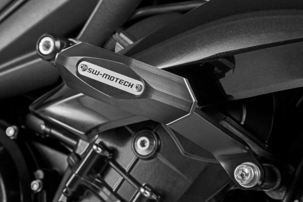 SW-Motech Sturzpad-Kit schwarz für Triumph Street Triple Modelle
