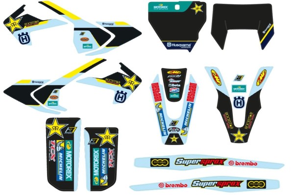 Rockstar-Grafikkit für Husqvarna FS 450 Original