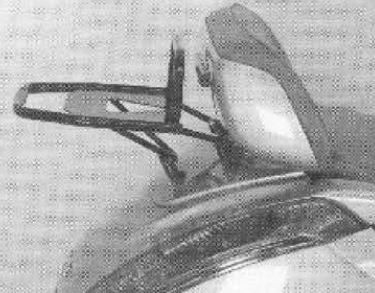 Rohrgepäckbrücke Topcase-Träger silber für Aprilia Atlantic 500 (02-05) Hepco & Becker