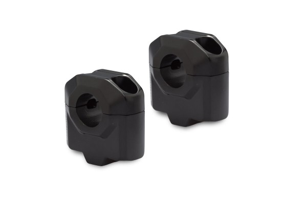 SW-Motech Lenkererhöhung, schwarz für Ø 22 mm Lenker, H=30 mm für Kawasaki Versys 650