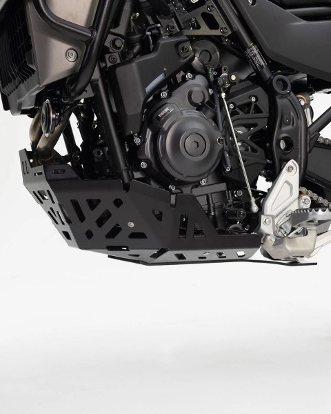 Motorschutz aus Aluminium schwarz für Yamaha Ténéré 700