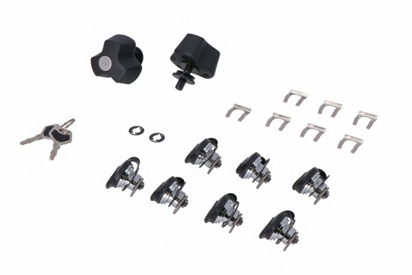 SW-Motech TRAX Schloss-Satz mit PRO Diebstahlsicherung, 9 Schlösser / 2 Schlüssel