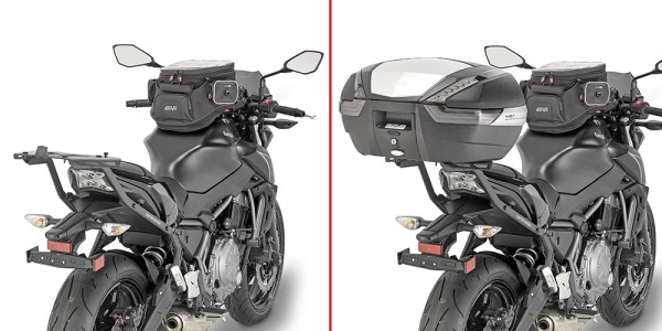 Topcase-Träger für Monokey / Monolock Koffer für Kawasaki Z 650 (Bj.17-) Givi