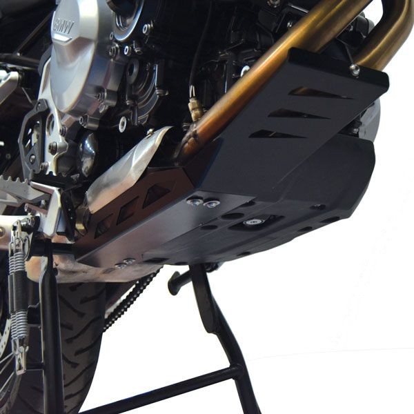 Schalldämpfer-Unterschutz für BMW F 850 GS (18-22), Alu, schwarz