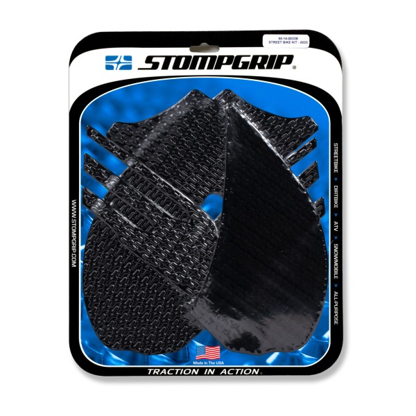 Stompgrip Traction Pads schwarz, für Kawasaki ZZR1400, 2006-2011