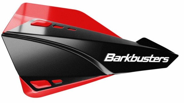 Barkbusters Sabre Handschützer-Set Universalhalterung Schwarz/Rot