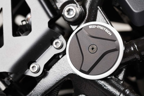 SW-Motech Rahmenkappen-Set für schwarz für BMW R1200GS, R1200/1250RT, R1250GS