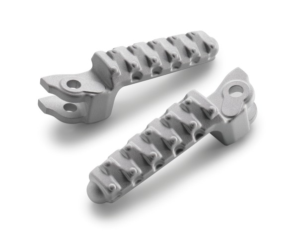 KTM Fußrastenset silber für Duke 125 / 390 (Bj.17-)