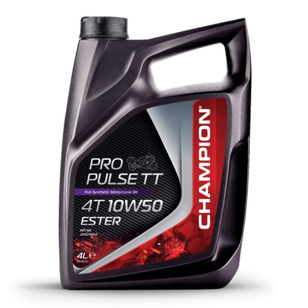 CHAMPION® Pro Pulse TT 4T 10W-50 Ester Motoröl - 4 Liter