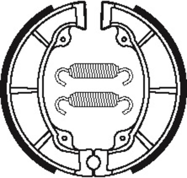Tecnium Street/ATV Organische Bremsbacken - BA038
