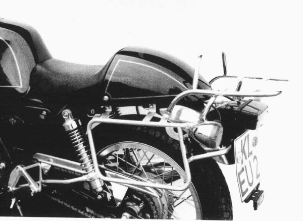 Rohrgepäckbrücke Topcase-Träger und Seitenkofferträger chrom für Honda GB 500 Clubman (1992)