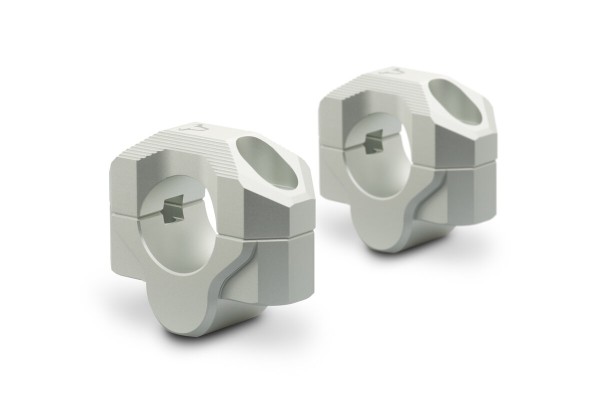 SW-Motech Lenkererhöhung, silber für Ø 28 mm Lenker, H=20 mm für Triumph Speed Triple 1050 /R