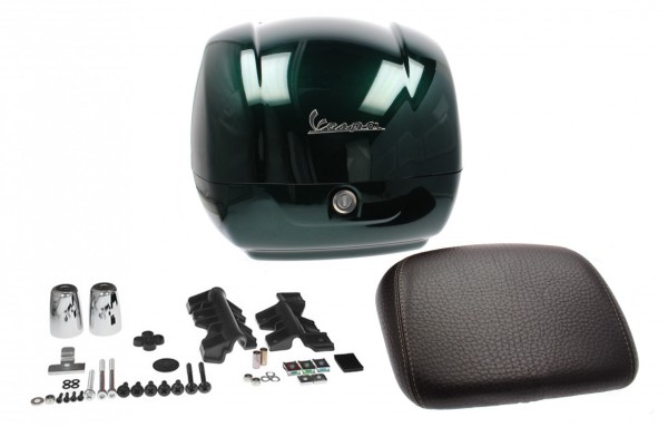 Original Topcase für Vespa GTS - grün / metalized green 349/A