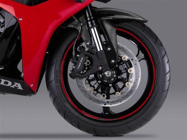 Felgen Dekor Aufklebersatz für Honda Modelle, rot