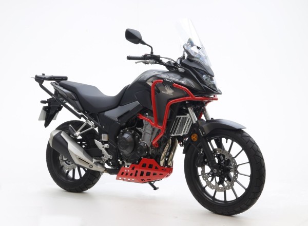 Sturzbügel aus Aluminium, oben für Honda CB 500 X (19-23), schwarz