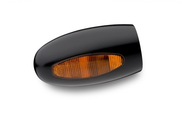 Kellermann Austauschgrundkörper, Aluminium, BL 1000 yellow, Halogen, schwarz seidenmatt